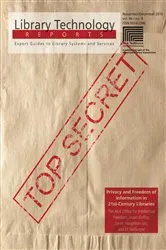 Book cover of Privacy and Freedom of Information in 21st-Century Libraries by Unknown
