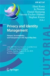 Book cover of Privacy and Identity Management. Fairness, Accountability, and Transparency in the Age of Big Data by Eleni Kosta