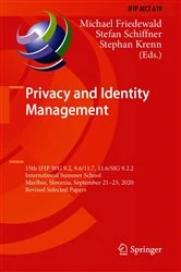 Book cover of Privacy and Identity Management by Michael Friedewald
