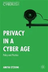 Book cover of Privacy in a Cyber Age by Amitai Etzioni