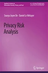 Book cover of Privacy Risk Analysis by Sourya Joyee De