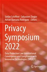 Book cover of Privacy Symposium 2022 by Stefan Schiffner
