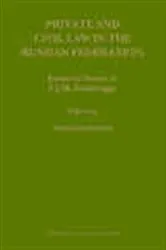 Book cover of Private and Civil Law in the Russian Federation by William B. Simons