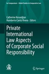 Book cover of Private International Law Aspects of Corporate Social Responsibility by Catherine Kessedjian