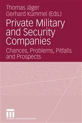 Book cover of Private Military and Security Companies by Andrew Alexandra