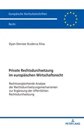 Book cover of Private Rechtsdurchsetzung im europaeischen Wirtschaftsrecht by Unknown