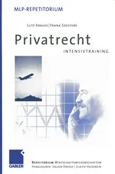 Book cover of Privatrecht by Lutz Krauss