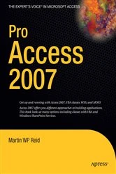 Book cover of Pro Access 2007 by Martin Reid