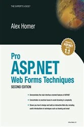 Book cover of Pro ASP.NET Web Forms Techniques (2nd ed.) by Alex Homer