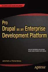 Book cover of Pro Drupal as an Enterprise Development Platform by Jamie Kurtz