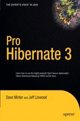 Book cover of Pro Hibernate 3 by Dave Minter