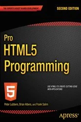 Book cover of Pro HTML5 Programming (2nd ed.) by Peter Lubbers