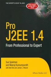 Book cover of Pro J2EE 1.4: From Professional to Expert by Sue Spielman
