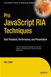 Book cover of Pro JavaScript RIA Techniques by Dennis Odell