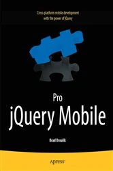 Book cover of Pro jQuery Mobile by Brad Broulik
