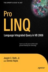 Book cover of Pro LINQ in VB8 by Joseph Rattz
