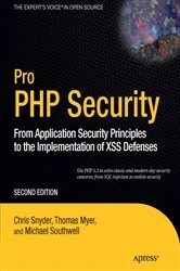 Book cover of Pro PHP Security (2nd ed.) by Chris Snyder