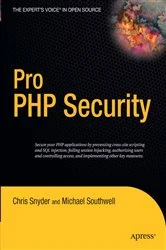 Book cover of Pro PHP Security by Chris Snyder