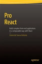 Book cover of Pro React by Cassio de Sousa Antonio