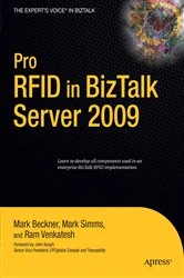 Book cover of Pro RFID in BizTalk Server 2009 by Mark Simms
