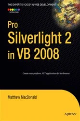 Book cover of Pro Silverlight 2 in VB 2008 by Matthew MacDonald