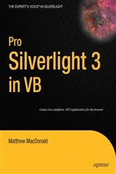 Book cover of Pro Silverlight 3 in VB by Matthew MacDonald
