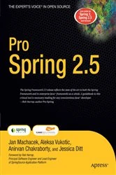 Book cover of Pro Spring 2.5 by Anirvan Chakraborty