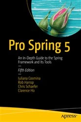 Book cover of Pro Spring 5 (5th ed.) by Iuliana Cosmina