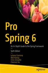 Book cover of Pro Spring 6 (6th ed.) by Iuliana Cosmina
