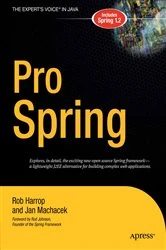 Book cover of Pro Spring by Rob Harrop