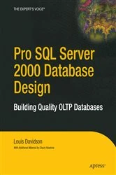 Book cover of Pro SQL Server 2000 Database Design by Louis Davidson