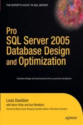 Book cover of Pro SQL Server 2005 Database Design and Optimization by Kurt Windisch