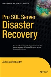Book cover of Pro SQL Server Disaster Recovery by James Luetkehoelter