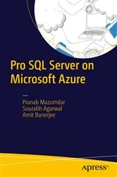 Book cover of Pro SQL Server on Microsoft Azure by Pranab Mazumdar