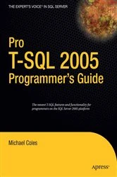 Book cover of Pro T-SQL 2005 Programmer's Guide by Michael Coles