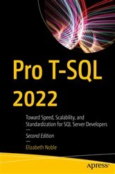 Book cover of Pro T-SQL 2022 (2nd ed.) by Elizabeth Noble