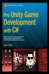 Book cover of Pro Unity Game Development with C# by Alan Thorn