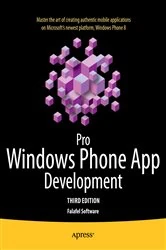 Book cover of Pro Windows Phone App Development (3rd ed.) by Falafel Software