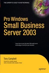Book cover of Pro Windows Small Business Server 2003 by Tony Campbell
