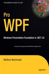 Book cover of Pro WPF by Matthew MacDonald