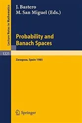 Book cover of Probability and Banach Spaces by Jesus Bastero