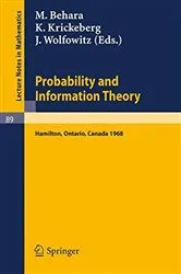 Book cover of Probability and Information Theory by M. Behara
