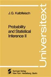 Book cover of Probability and Statistical Inference by J.G. Kalbfleisch