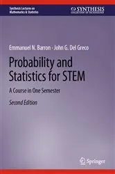 Book cover of Probability and Statistics for STEM (2nd ed.) by Emmanuel N. Barron