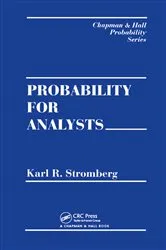 Book cover of Probability For Analysts by Unknown