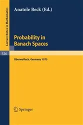 Book cover of Probability in Banach Spaces by Unknown