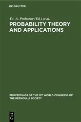 Book cover of Probability Theory and Applications by Unknown