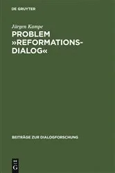 Book cover of Problem »Reformationsdialog« by Jürgen Kampe