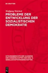 Book cover of Probleme der Entwicklung der sozialistischen Demokratie by Wolfgang Weichelt