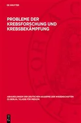 Book cover of Probleme der Krebsforschung und Krebsbekämpfung by Unknown